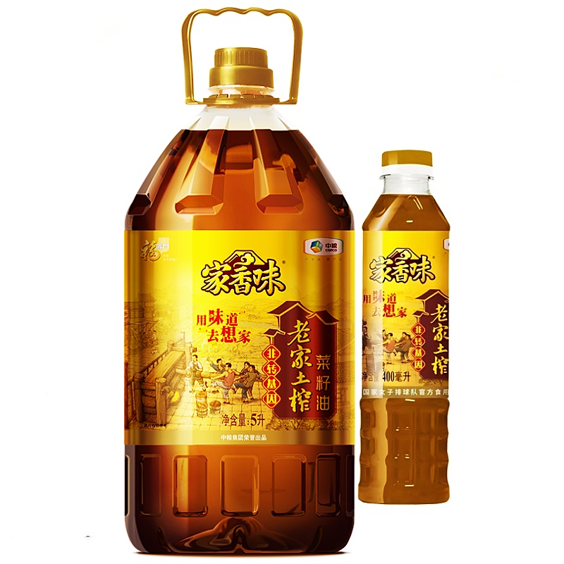 福临门家香味土榨菜籽油5L