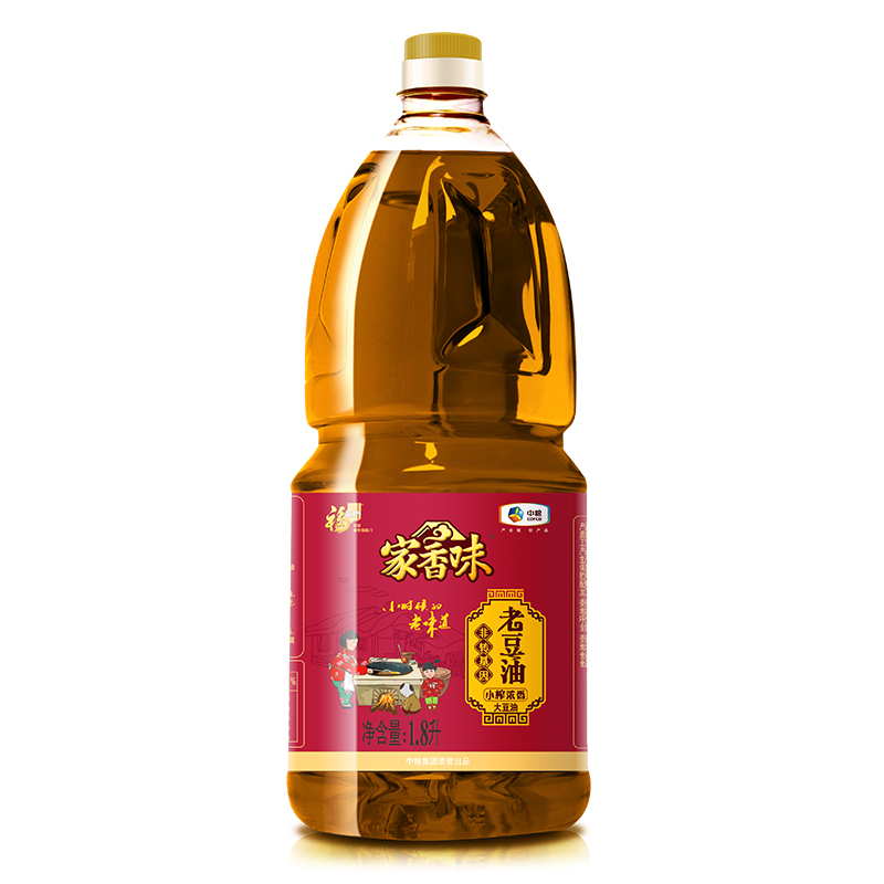 福临门非转基因豆油1.8l中粮物理