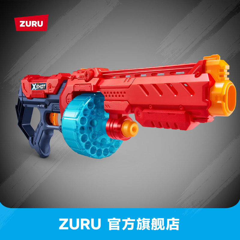 ZURU XSHOT泡沫软弹枪 儿童男孩涡轮发射器 大号玩具猎枪生日礼物