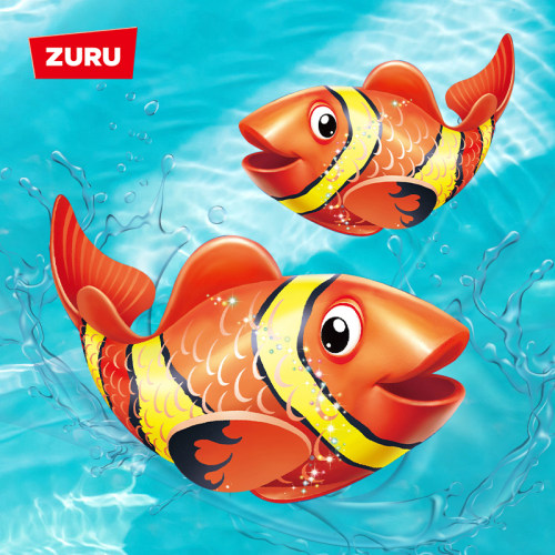 zuru乐波3代小鱼宝宝洗澡伴侣婴儿过家家电动仿真戏水哄娃玩具