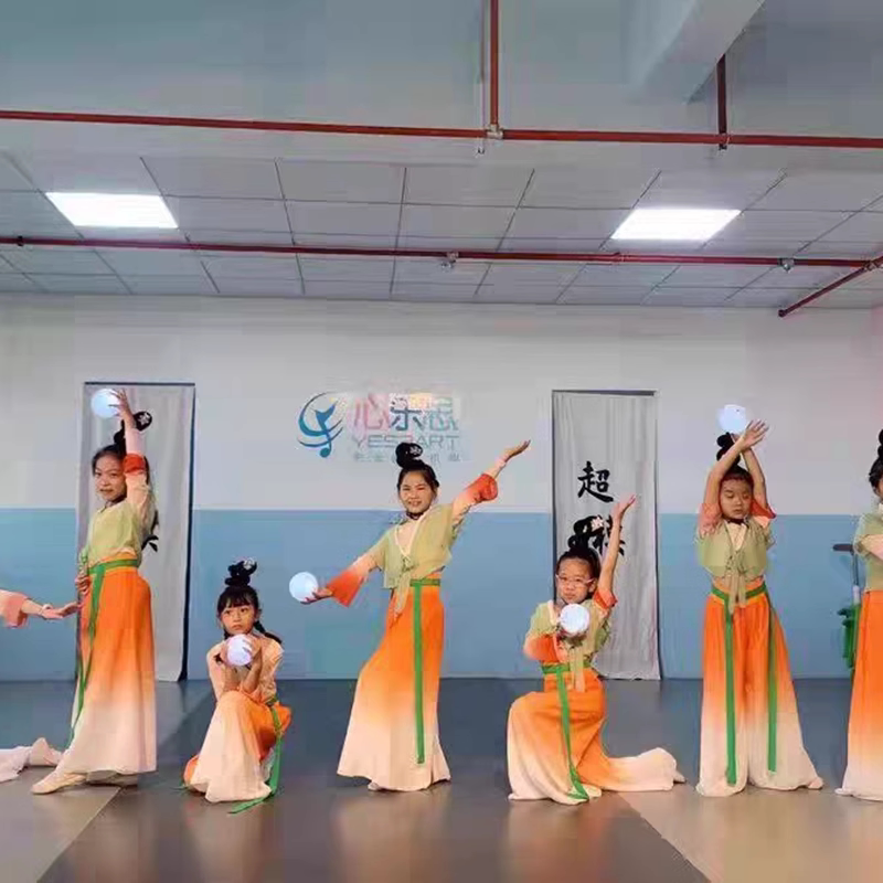 古典舞桃李杯表演服装汉唐中国风图片