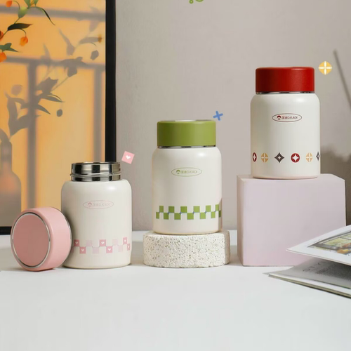 保温杯匡迪5293 316不锈钢水杯高颜值女生学生便携杯子口袋220m