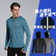 运动外套男冬紧身高弹拇指扣长袖 健身衣训练跑步服反光拉链连帽衫