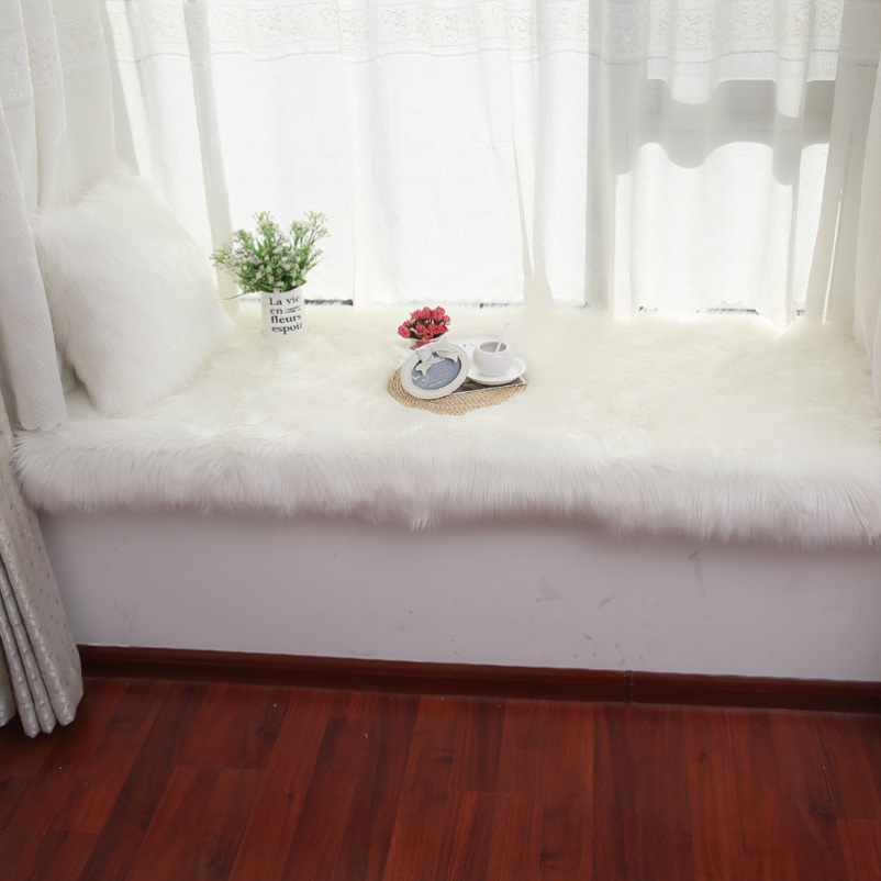 拍照型桌面毯地垫子可坐睡卡通复古风毛垫鞋店展柜毛垫午休记忆棉