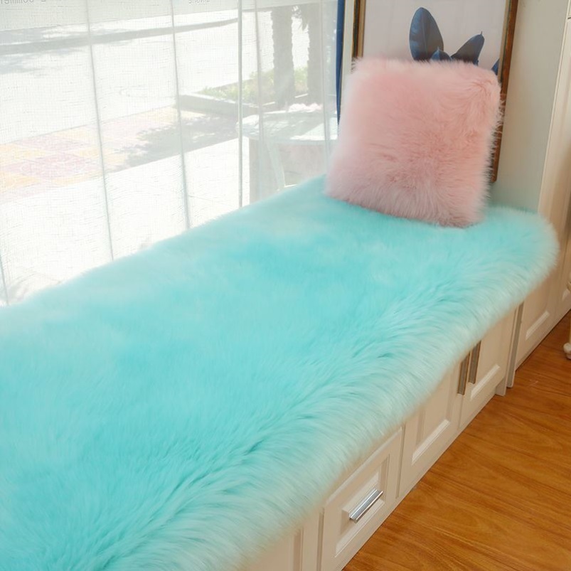 地毯卧室飘窗短毛地垫地毯床边户外露营垫房间长毛绒家用生活垫子
