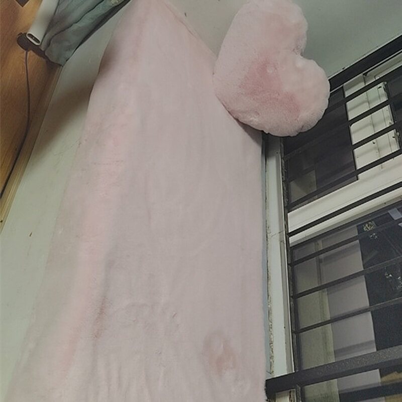 拍照型桌面毯地垫子可坐睡卡通复古风毛垫鞋店展柜毛垫午休记忆棉