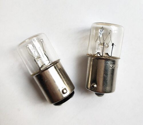 钨丝灯泡机床仪器指示灯B15 12V24V30V110V220V5W10W卡口小灯泡