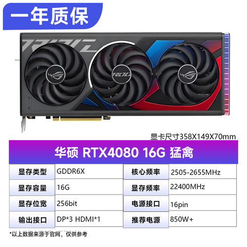 RTX4080 4080Super 4090D渲染AI猛禽火神4K显卡二手拆机非全新