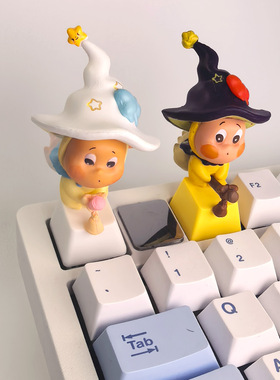 星星人键帽机械键盘客制化个性立体泡泡玛特桌面摆件礼品esc键帽