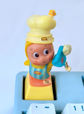 星星人立体键帽十字轴机械键盘diy装饰esc萌粒潮玩泡泡玛特公仔