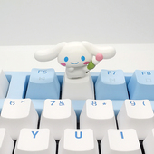 大耳朵DIY立体键帽玉桂狗可爱个性 饰 键帽机械键盘esc磁轴键盘装