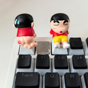 蜡笔小新个性 饰品单颗增补esc键帽 键帽野原家立体机械键盘装