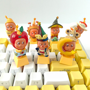 星星人DIY立体键帽机械键盘客制化定制创意可以单颗泡泡玛特礼品