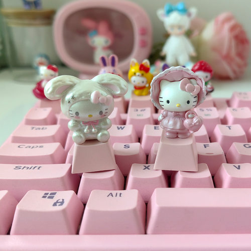 个性机械键盘键帽diy凯蒂猫主题