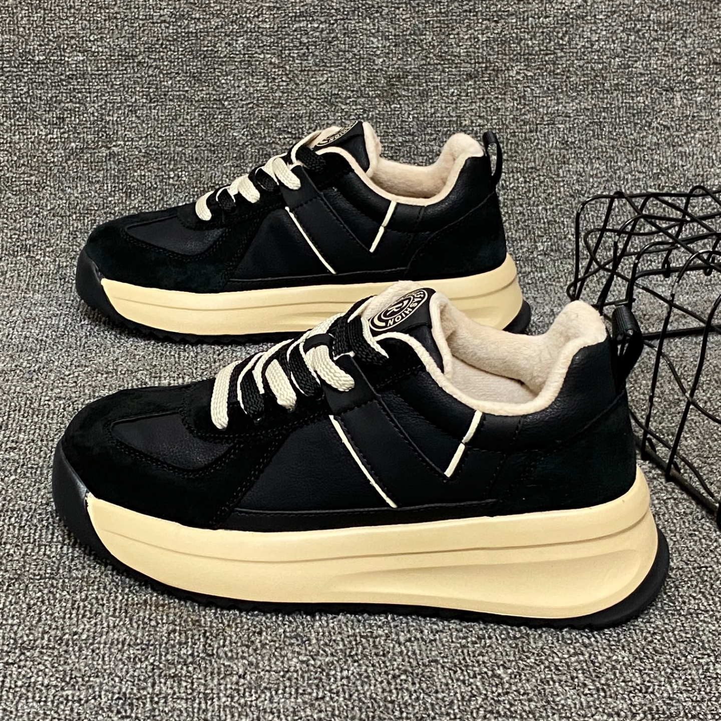 加绒保暖百搭户外运动休闲阿甘鞋