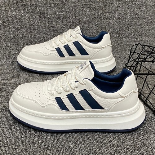 潮流三道杠厚底休闲小白鞋板鞋