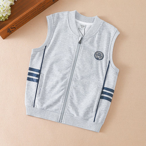 梦之道男童休闲拉链背心马甲