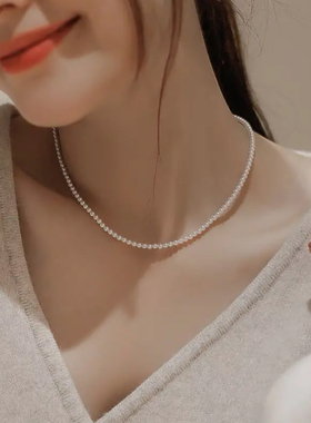 珠链项链百搭气质施家