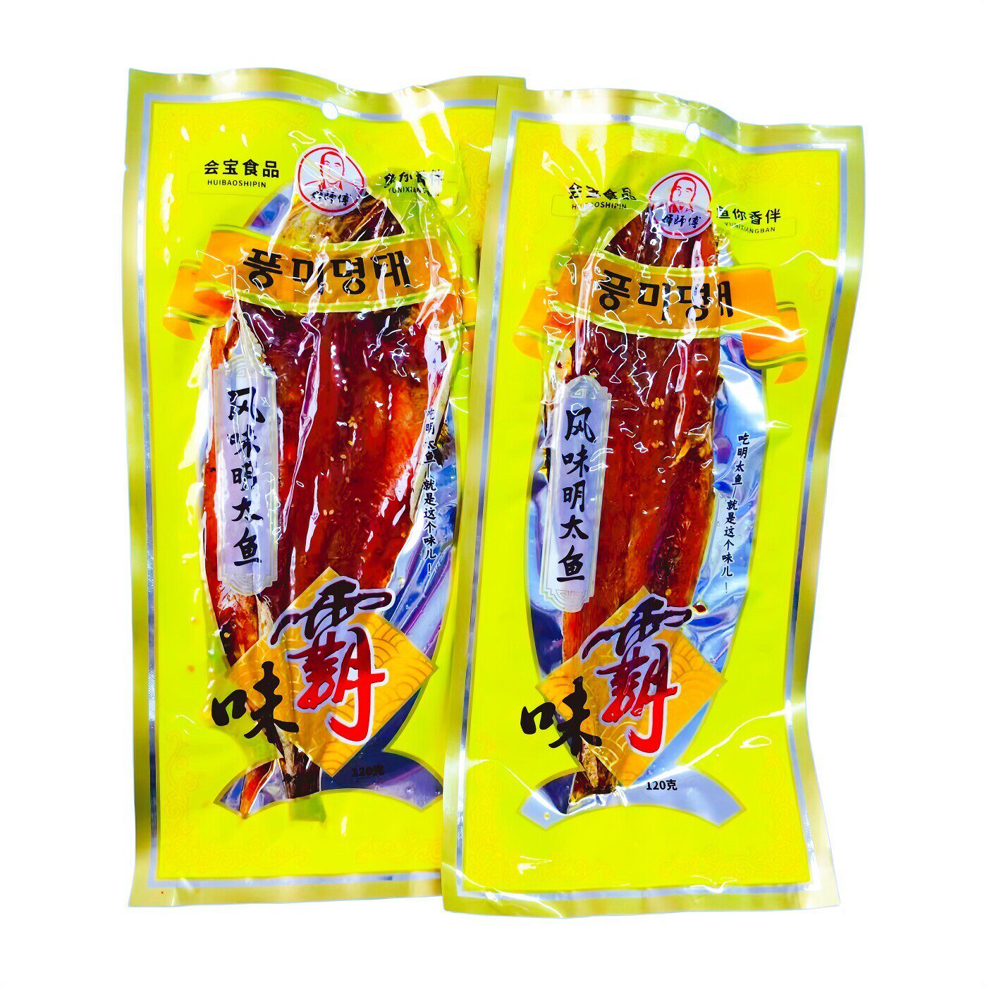 新日期延边风味明太鱼干会宝辉师傅辣明太鱼烤明太鱼即食海鲜零食