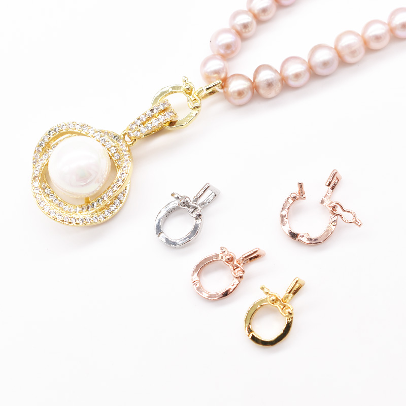 万能双开镀18k可拆卸珍珠手链