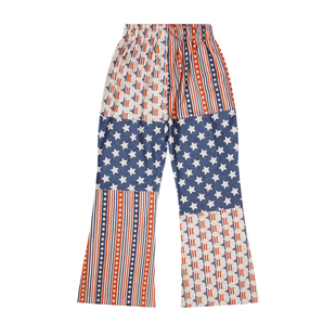 TEARSANDSWEAT篮球训练四季锐哥同款USA印花美式喇叭运动长裤