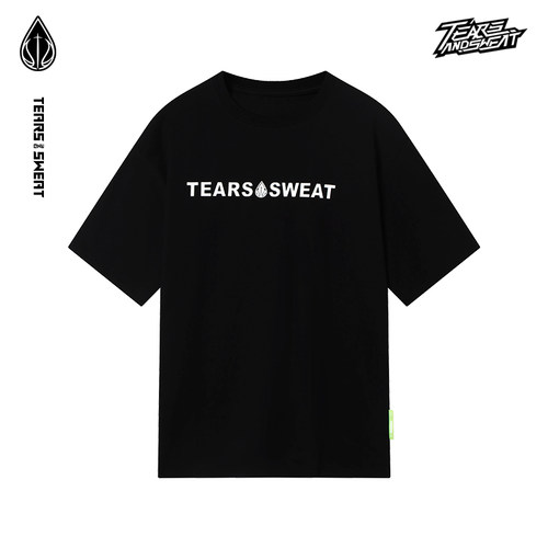 TEARSANDSWEAT篮球训练日常基础短袖锐哥纯棉速干男女T恤
