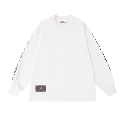 TEARSANDSWEAT潮牌西海岸美式运动T恤长袖男女宽松纯棉春秋