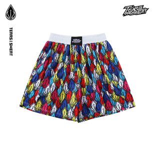 TEARSANDSWEAT篮球潮牌男速干运动短裤春夏秋冬印花沙滩裤锐哥