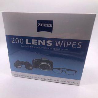 zeiss蔡司擦镜纸200片镜布专业镜片镜头屏幕眼镜一次性清洁湿巾纸