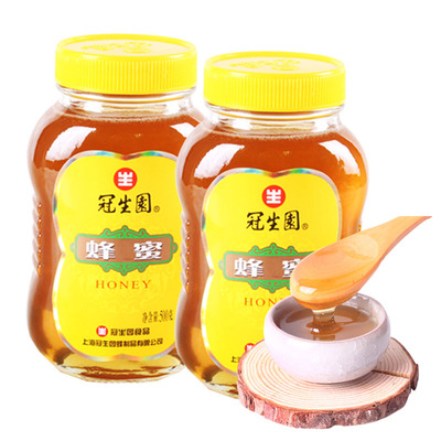 上海冠生园500g蜂蜜百花蜜