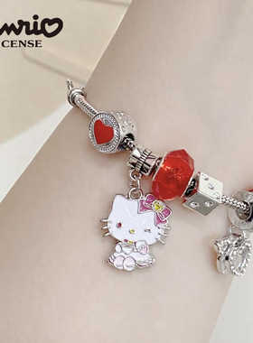 25年新品三丽鸥正版手链捕梦网ins轻奢气质高级清冷感手饰闺蜜