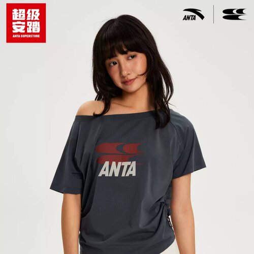 安踏CryingCenterx联名款女短T恤