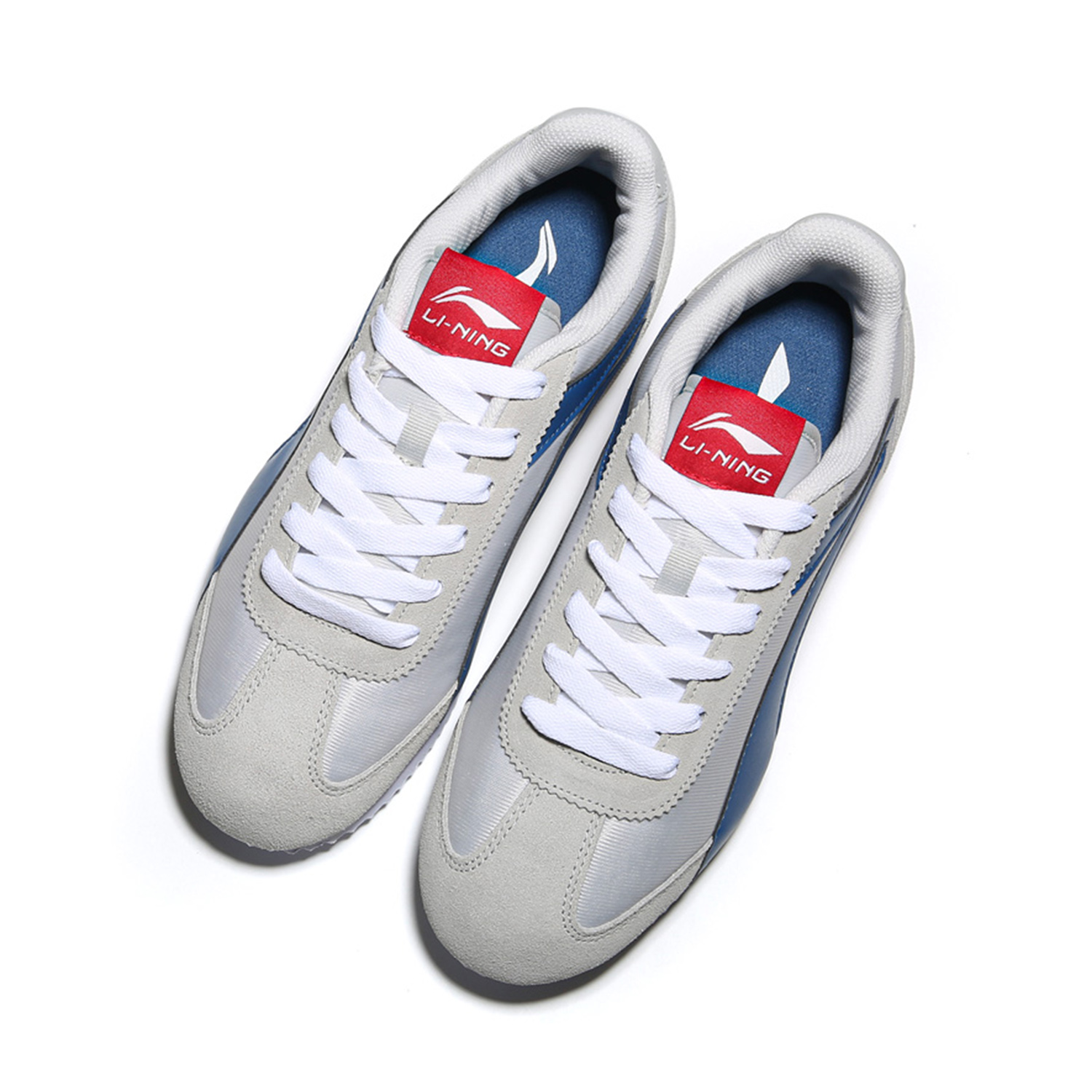 中国李宁2024新款男士阿甘鞋休闲运动鞋春季男子轻便跑鞋agcp345