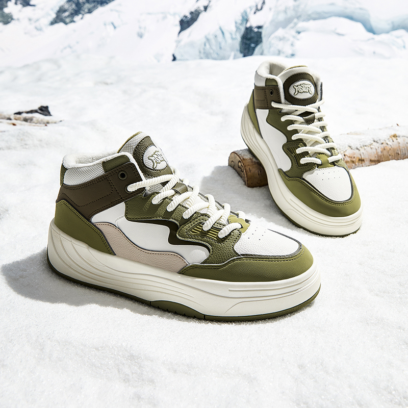 安踏冬季男子户外时尚运动棉鞋