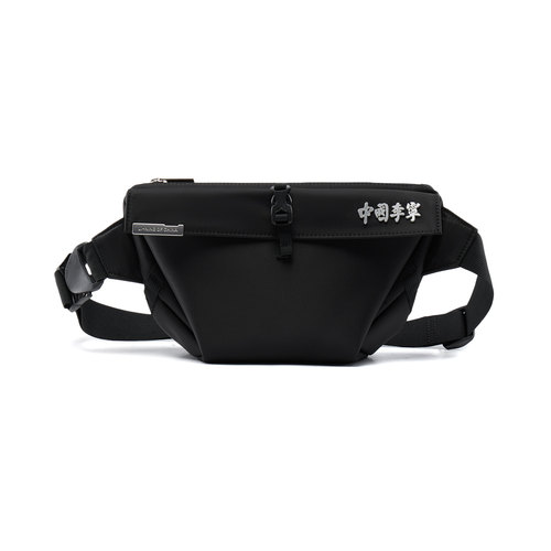 李宁冬季男女款户外休闲运动胸包