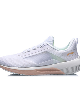 中国李宁超轻Element女子透气跑步系列反光轻质女运动跑鞋ARBQ018