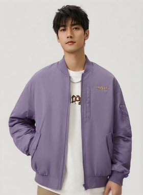 中国李宁新款Phil Hackett男子时尚加厚夹克保暖宽松外套AJDT629