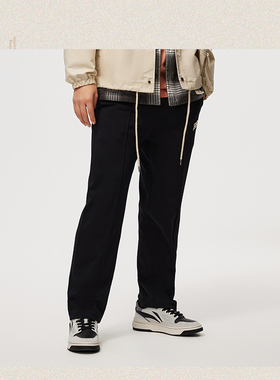 中国李宁篮球系列男子直筒冰感舒适卫裤2024新品运动裤AKLU467