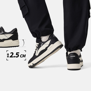 中国李宁COMMON 80s男子运动鞋舒适软弹增高经典休闲鞋AGCU157