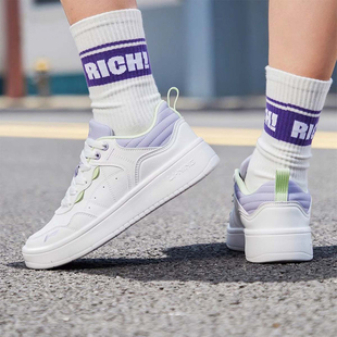 中国李宁休闲鞋夏季女子轻便透气百搭运动板鞋潮流小白鞋AGCT530