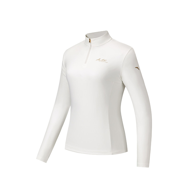 安踏秋季女子户外时尚运动针织衫