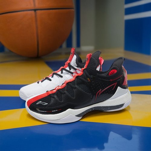 李宁减震男子系带回弹运动鞋休闲