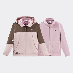 ANTA/安踏冬季新款女大童户外时尚休闲运动两件套上衣362616666