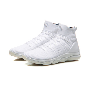 中国李宁无界男女同款训练减震一体织袜子鞋套袜运动鞋AFJM005