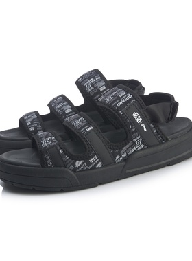 中国李宁星球大战轻便潮流凉鞋男子运动生活透气沙滩鞋AGUN009