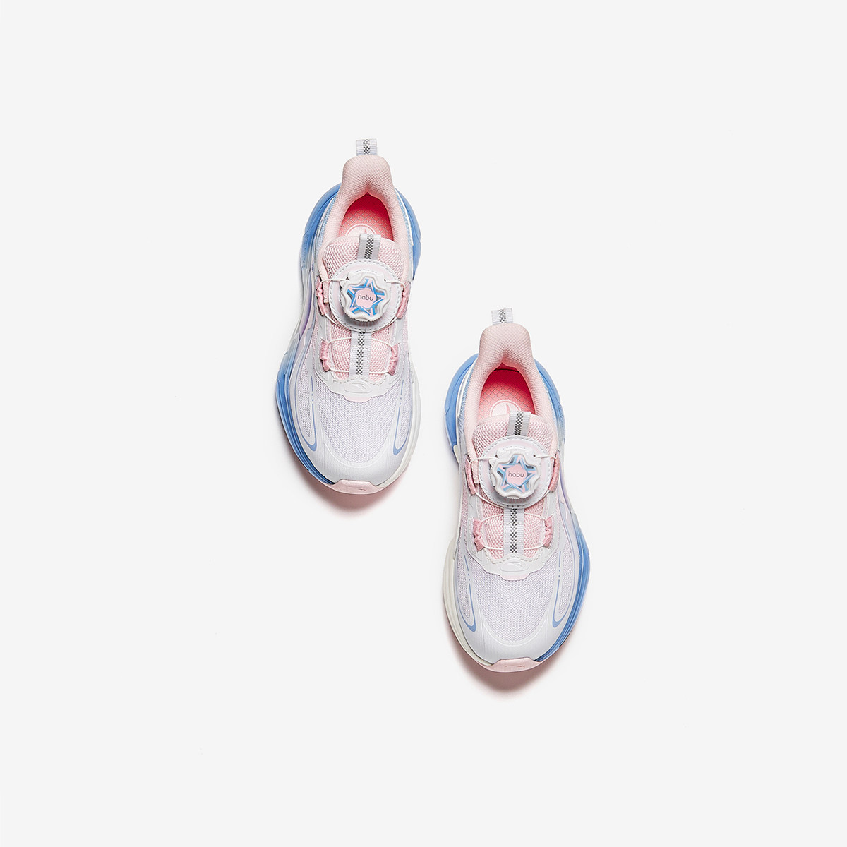 ANTA/安踏儿童2024春季新款女小童蓄能仓跑步鞋纽扣童鞋322419901