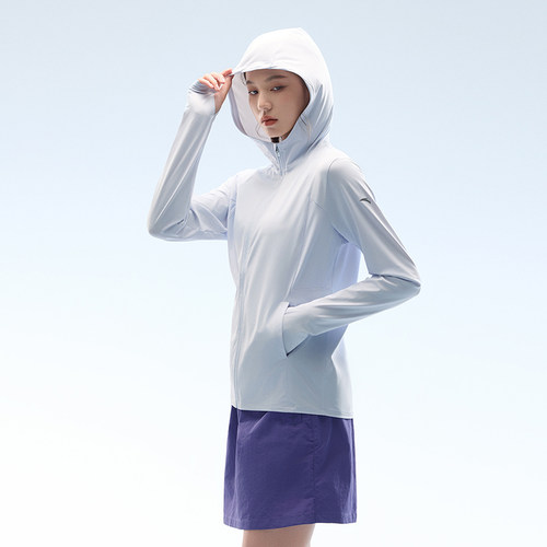 安踏秋季女子户外时尚运动防晒衣