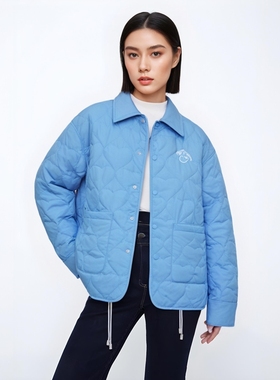 中国李宁2024新款英雄联盟魄罗联名系列女子宽松中棉服AFMT030