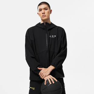 AFDT509 韦德宽松休闲连帽外套 中国李宁男子运动风衣2024秋季 新款