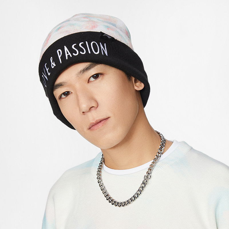 中国李宁韦德系列男女同款针织帽休闲装帽子个性运动帽AMZR138